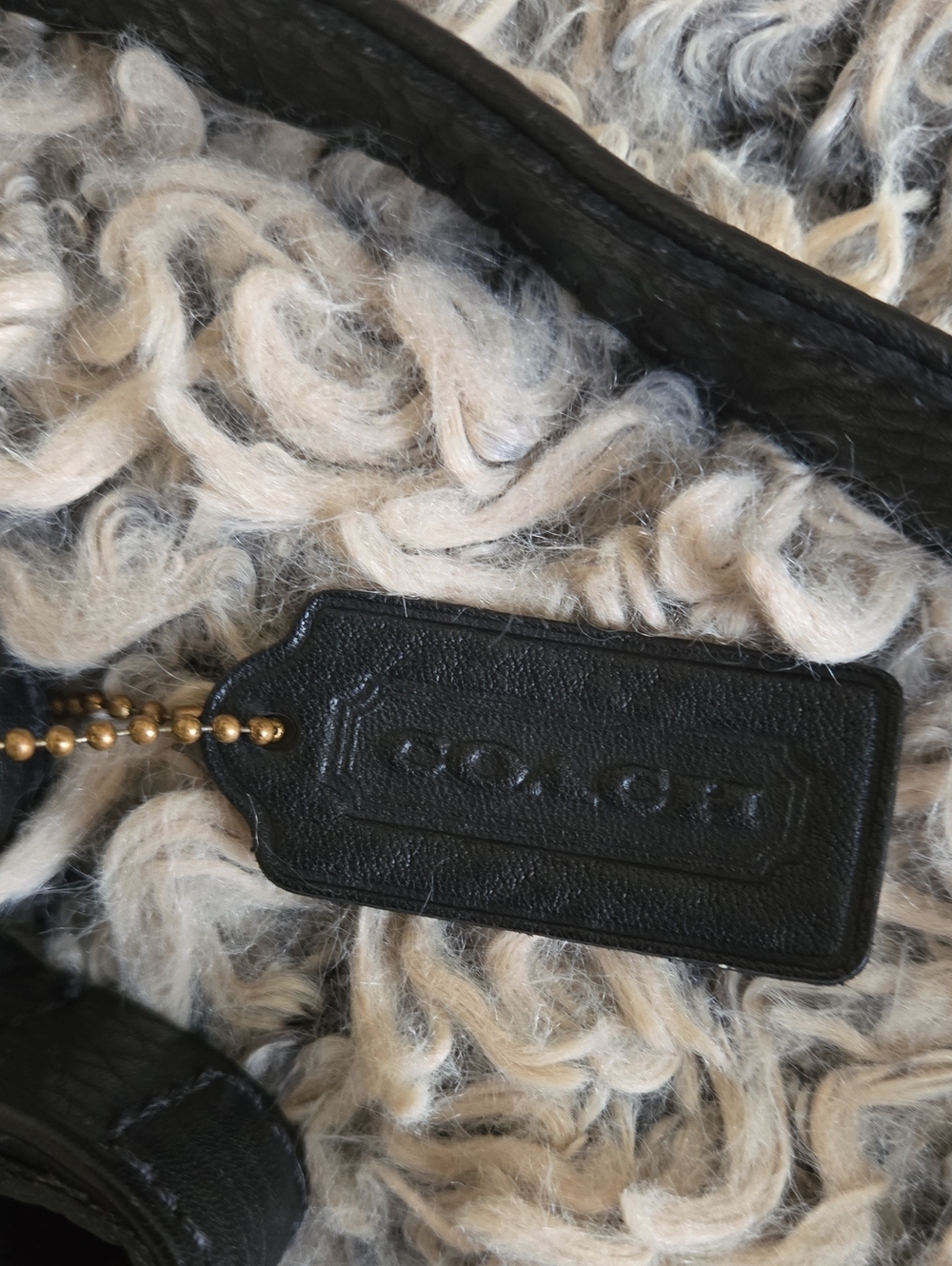 Coach Full-grain Leather Black Mini Crossbody Bag. Made In The USA. - Picture 4 of 11